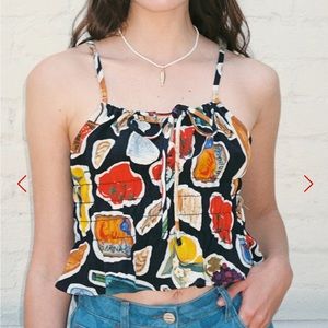 Lisa Says Gah Alessandra Top Italian Summer NWT